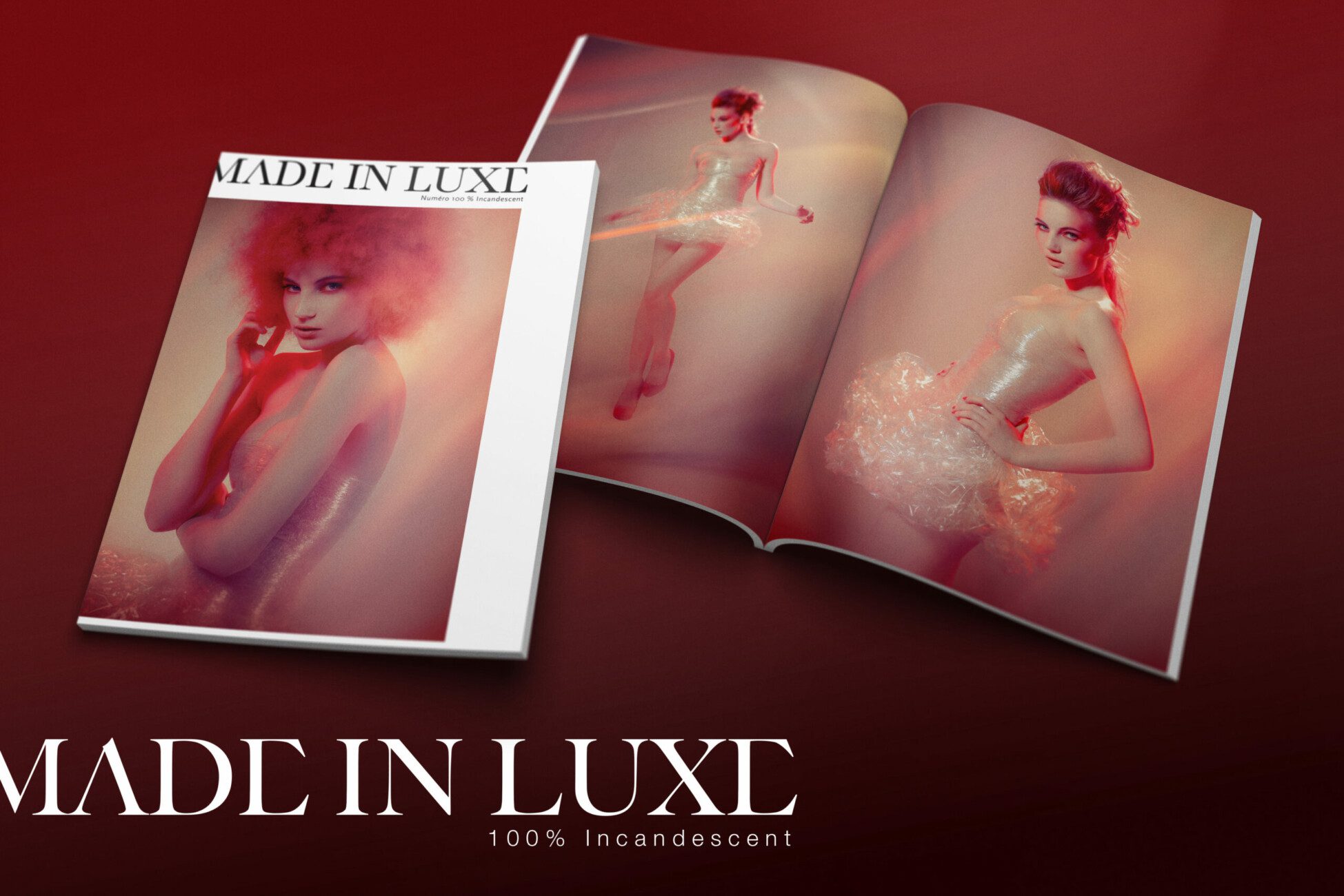 Photograph 'Chloe – Made In Luxe 100% Incandescent – Mockup' by Étienne Delorme