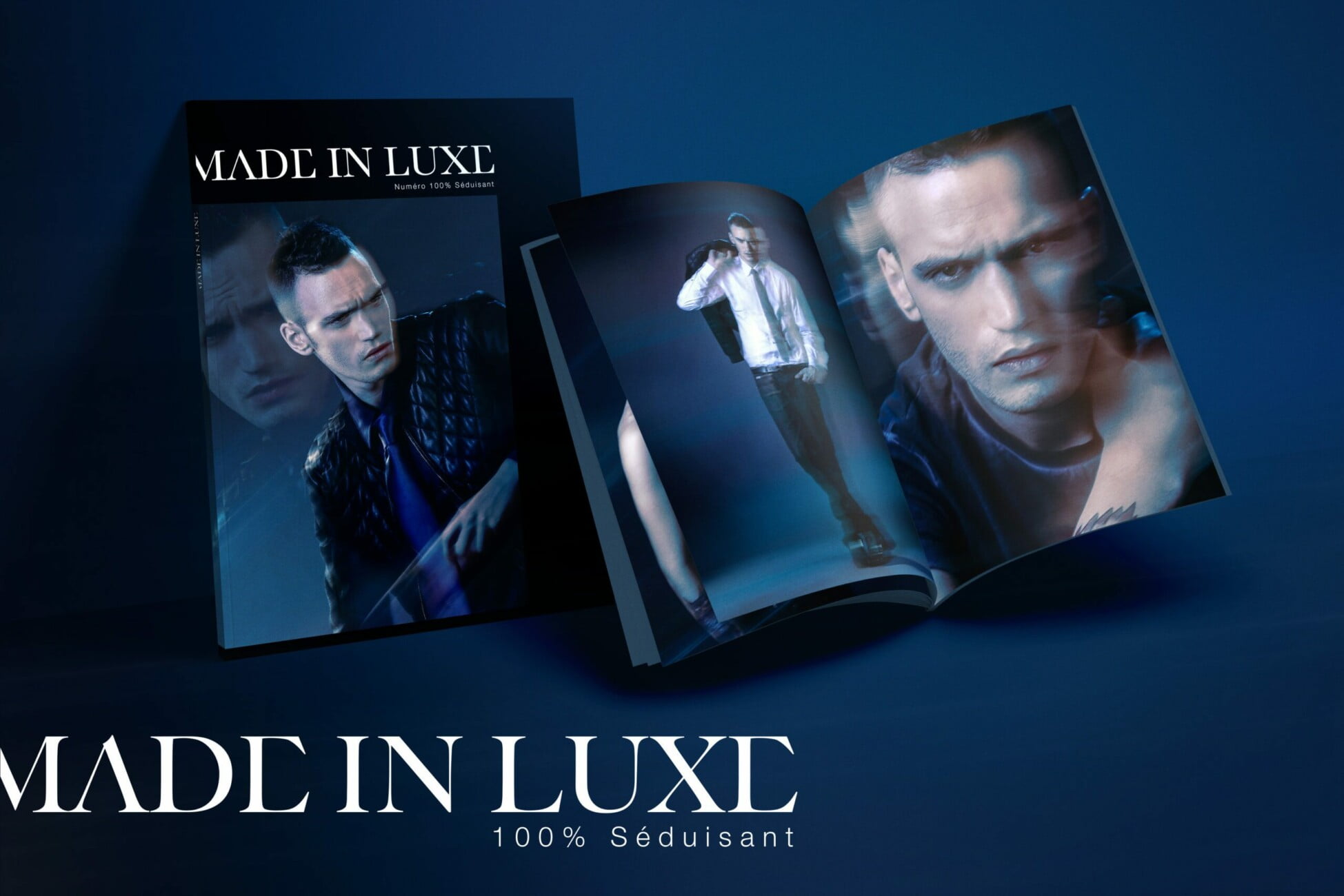 Editorial photograph from the 'Julien Sznejderman – Made In Luxe 100% Séduisant' series by photographer Étienne Delorme