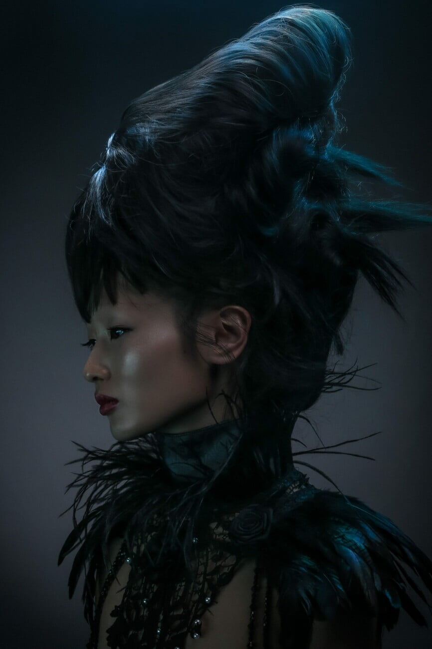 Beauty photograph from the 'Hairdresser Awards 2015' series by photographer Étienne Delorme – image 04