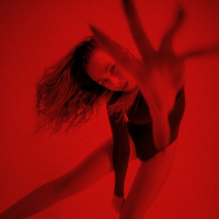 Fashion photograph of models Justine Chery and Marion from the 'Marion – Red Dark' series by photographer Étienne Delorme – image 01